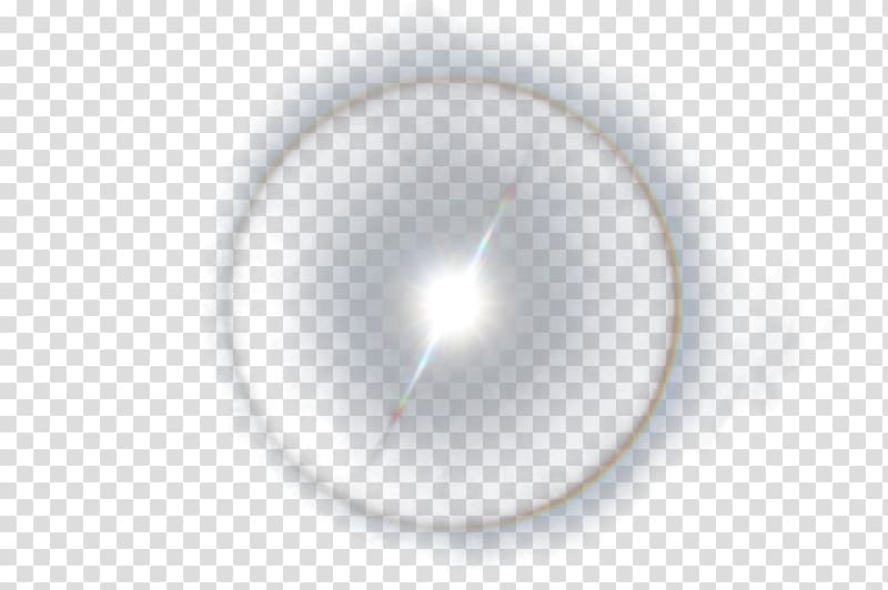 Designer White, Luminous effect circle transparent background PNG clipart