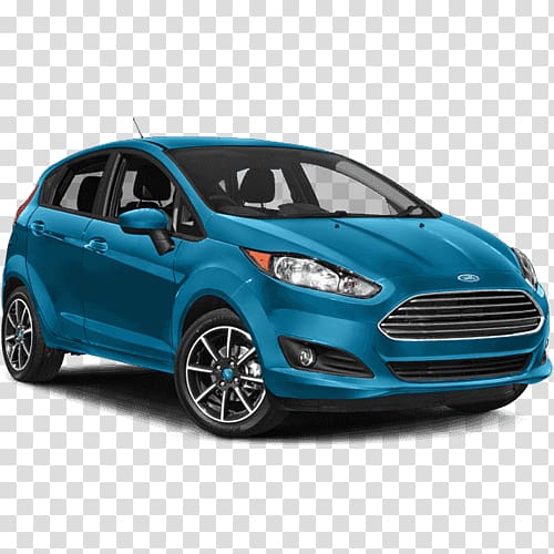 Subcompact car 2018 Ford Fiesta SE Hatchback, car transparent background PNG clipart