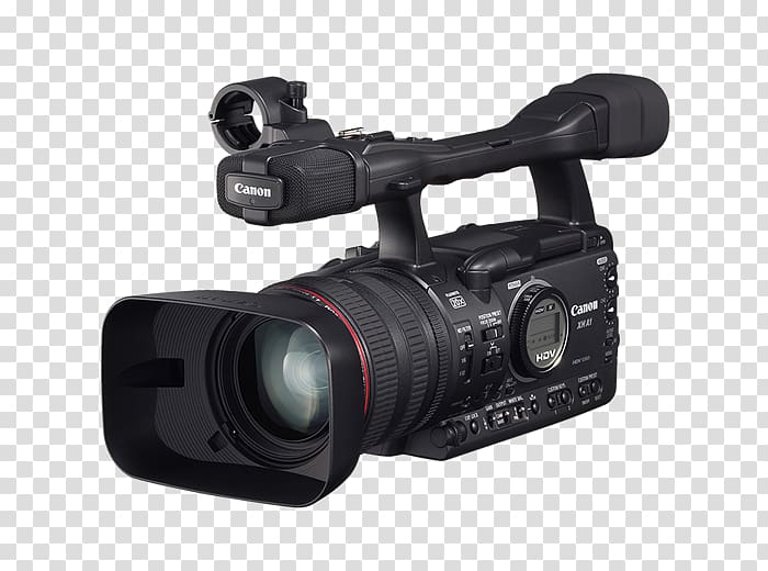 XH-A1s HDV Video Cameras Canon High-definition video, Camera transparent background PNG clipart