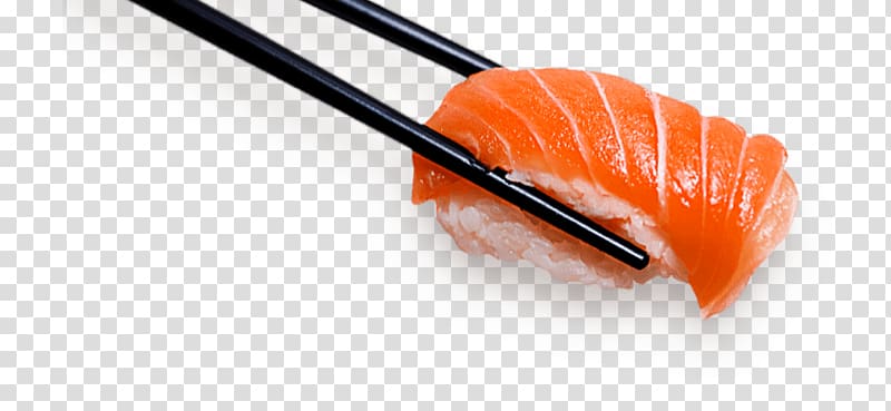 tuna sushi, Salmon Sushi On Sticks transparent background PNG clipart