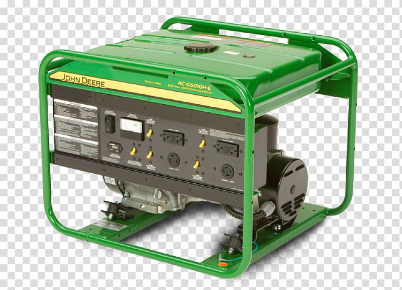 Electric generator John Deere Model 4020 Diesel generator Compressor, tractor transparent background PNG clipart