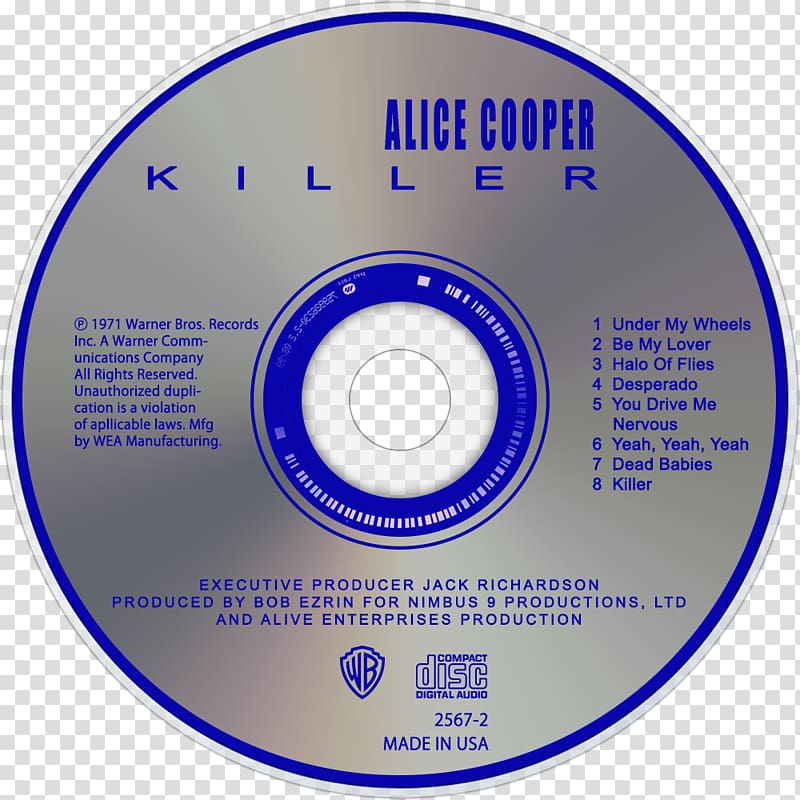 Compact disc Mascara and Monsters: The Best of Alice Cooper Constrictor Greatest Hits Lace and Whiskey, Alice Cooper transparent background PNG clipart