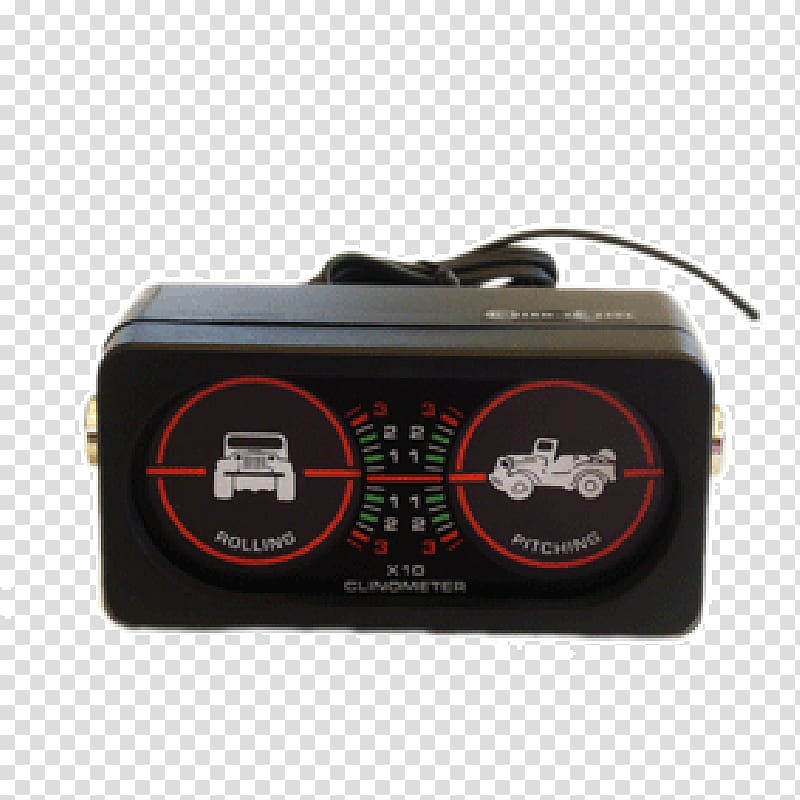 Jeep Wrangler Car Inclinometer Toyota FJ Cruiser, meter transparent background PNG clipart