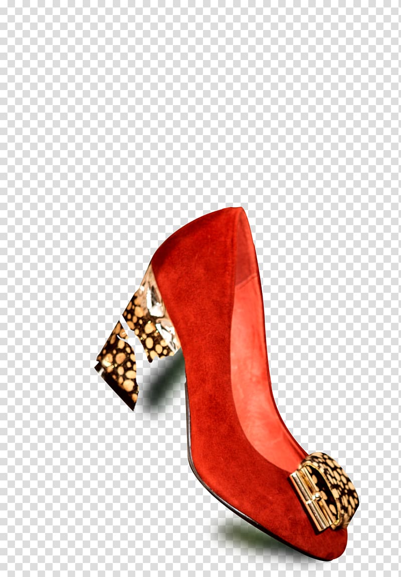 High-heeled footwear Shoe Sandal, Beautiful heels transparent background PNG clipart