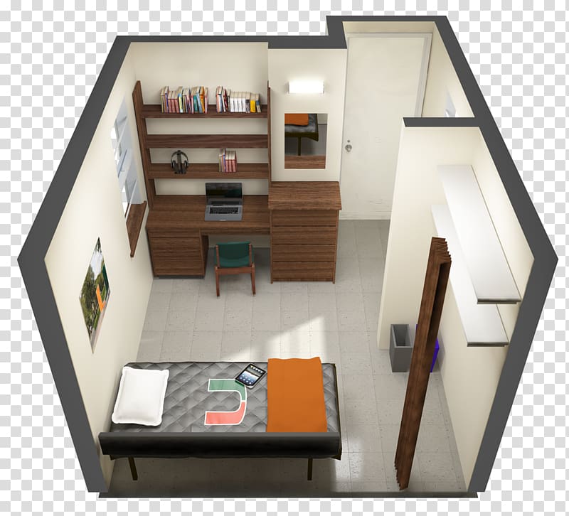 Dormitory House Student Interior Design Services Room, house transparent background PNG clipart