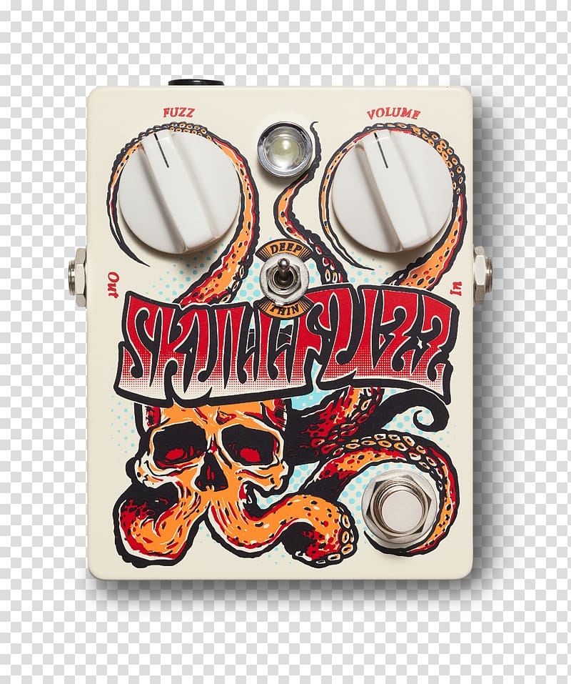 Skullfuzz Hand Drums Brand, Skull guitar transparent background PNG clipart