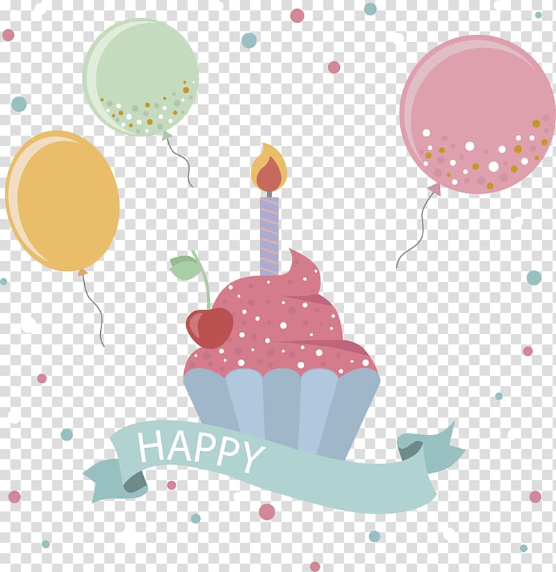 Paper Birthday Greeting card Balloon, Wave point background birthday card transparent background PNG clipart