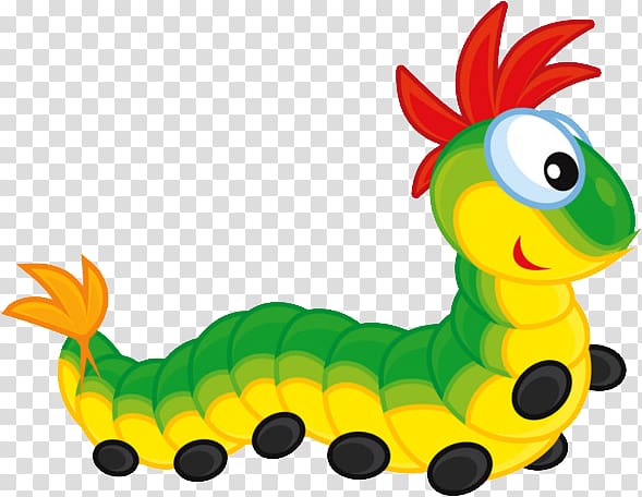 Caterpillar transparent background PNG clipart