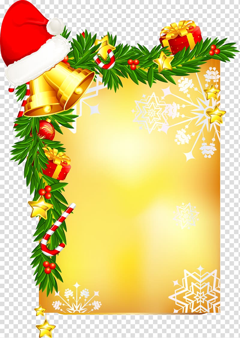 Christmas ornament Floral design Spruce Desktop , christmas border library transparent background PNG clipart