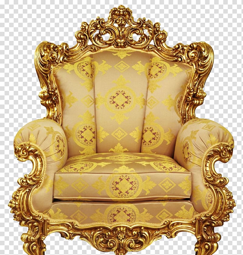 Table Chair Throne Upholstery Furniture, throne transparent background PNG clipart