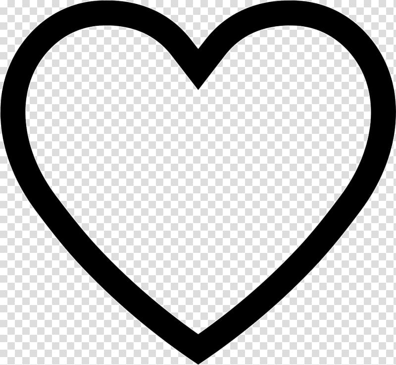 Heart Shape Symbol, heart border transparent background PNG clipart