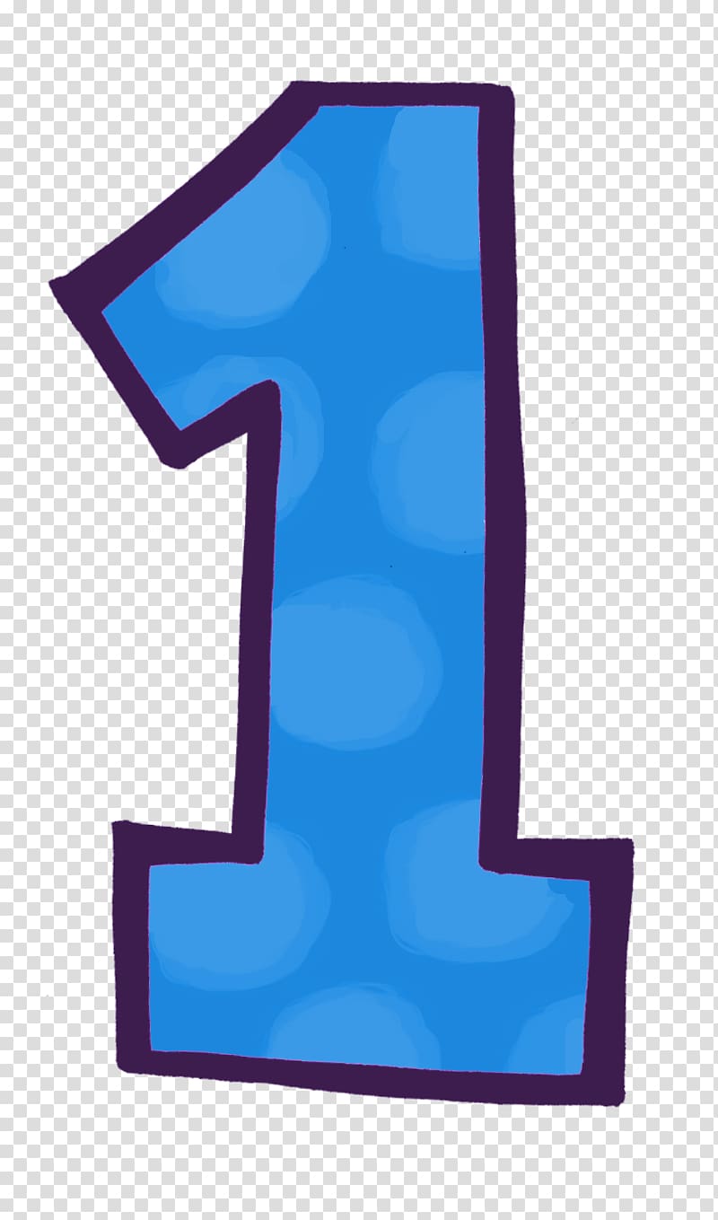 Purple number 1 , Number , number one transparent background PNG