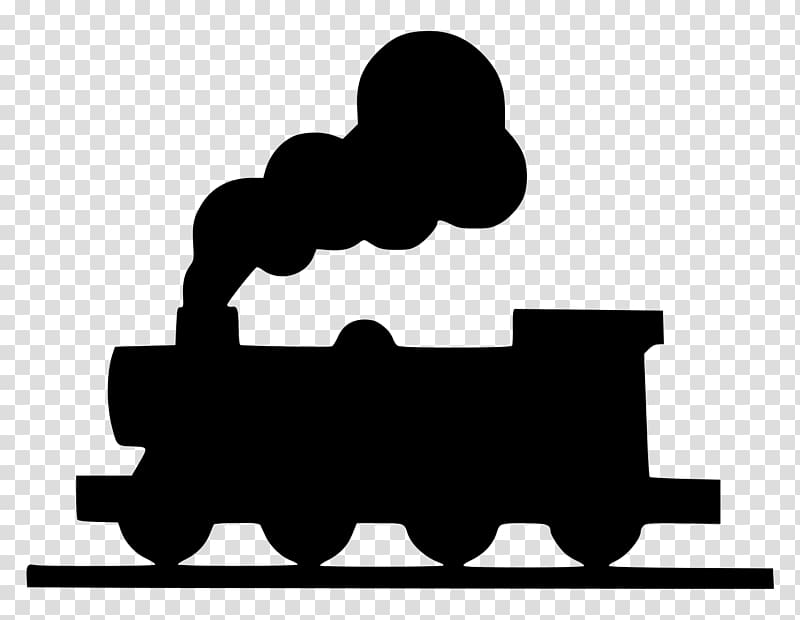 Rail transport Train Steam locomotive Silhouette, train transparent background PNG clipart