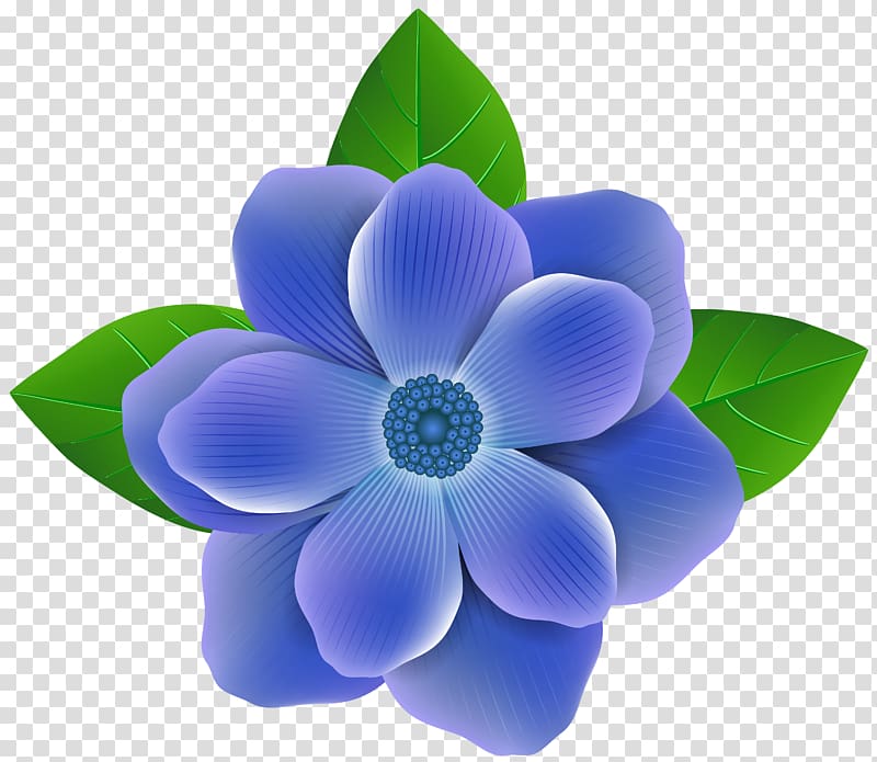 purple petaled flower illustration, Blue Flower , Blue Flower transparent background PNG clipart