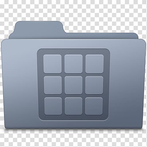 gray folding illustration, multimedia numeric keypad font, Icons Folder Graphite transparent background PNG clipart