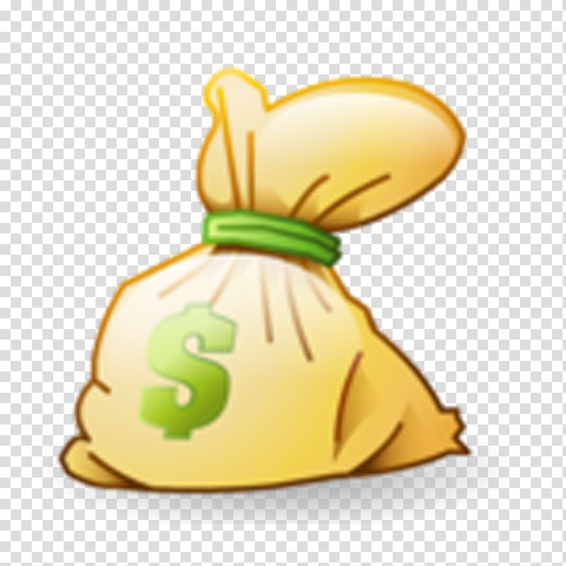 Money bag Icon, Gold Bag transparent background PNG clipart