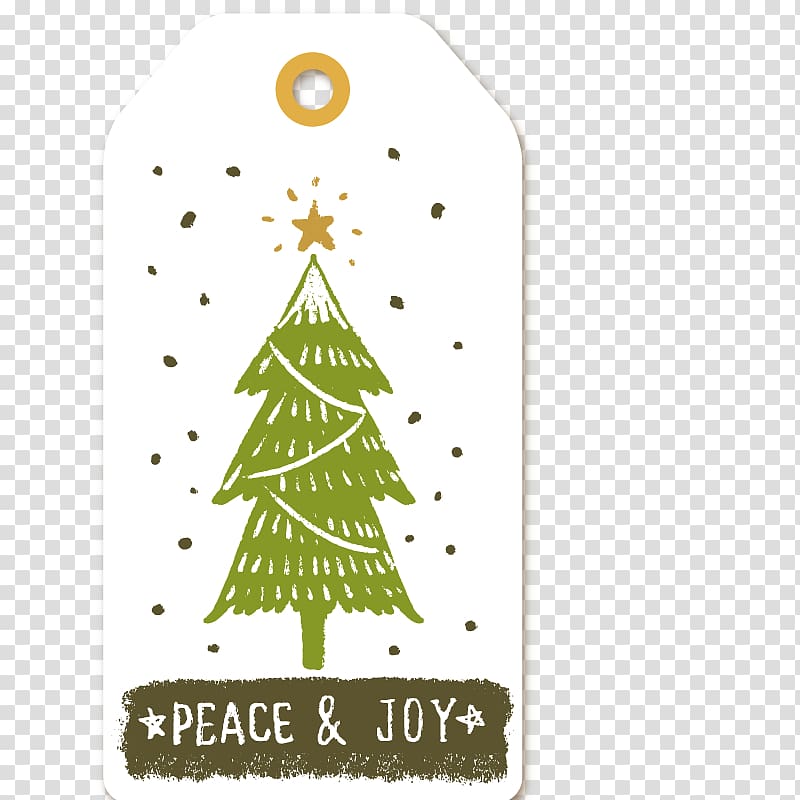 Christmas tree Paper Christmas card Sticker, Christmas tree plant transparent background PNG clipart