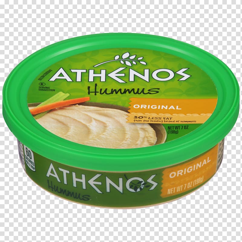 Houmous Athenos Original Hummus Athenos Hummus, Greek Style, 7 oz Oasis Mediterranean Cuisine, pickle spear transparent background PNG clipart