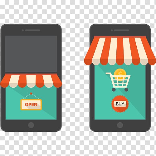 Online shopping Mobile phone Shopping cart, Phone transparent background PNG clipart