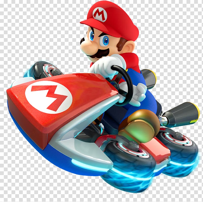 Super Mario illustration, Mario Kart 8 Deluxe Super Mario Kart Mario Kart 7, Mario Kart transparent background PNG clipart