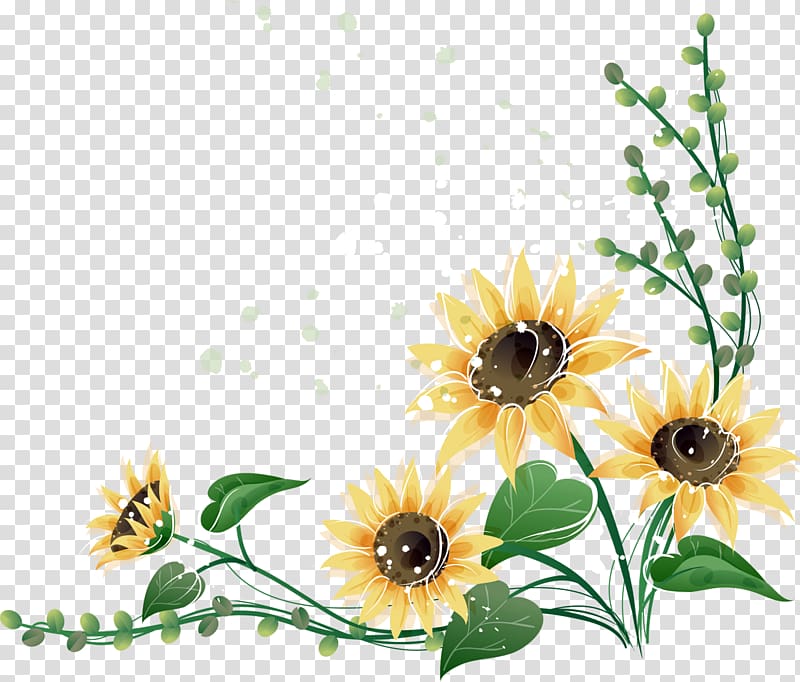 Common sunflower Menu, sunflower transparent background PNG clipart
