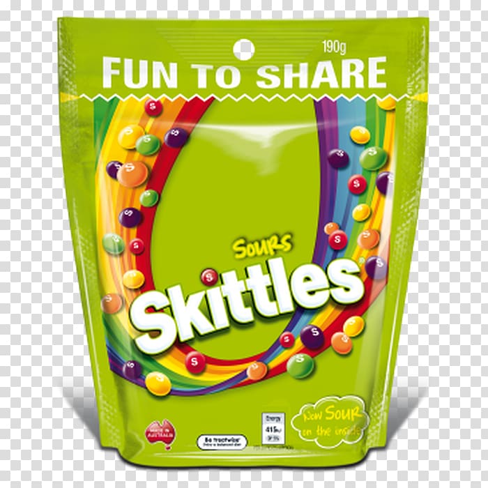 Skittles Sours Original NZ Lifestyle Skittles Sours Bag 190g Toy, berry punch skittles transparent background PNG clipart