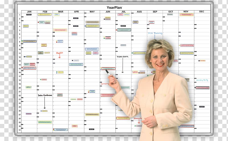 Dry-Erase Boards Personal organizer Magnatag Month Calendar, Columnist Day transparent background PNG clipart