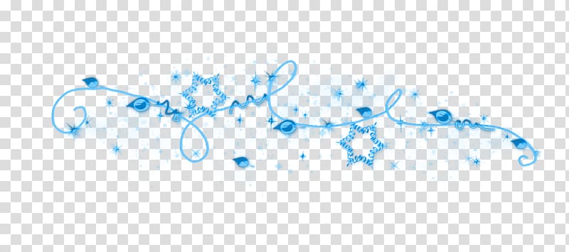 Blue Drawing Cartoon Curve, Cartoon painted blue five-pointed star dream transparent background PNG clipart