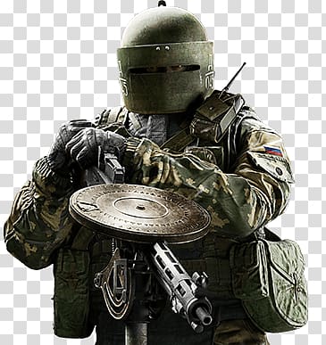 man wearing army suit, Tom Clancy\'s Rainbow Six Siege Tachanka Video game Tactical shooter, Tachanka transparent background PNG clipart