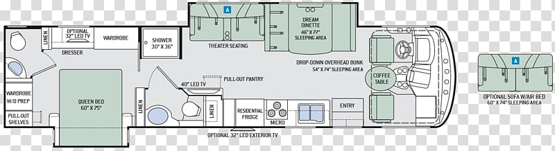 Floor plan Campervans Thor Industries Thor Motor Coach Hurricane Harvey, Thor Motor Coach transparent background PNG clipart