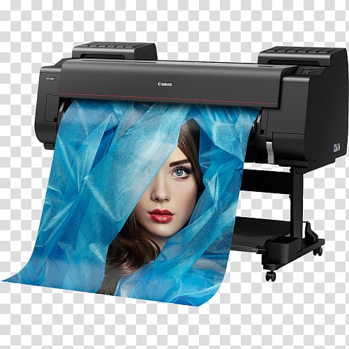 Canon Wide-format printer prograf Inkjet printing, printer transparent background PNG clipart