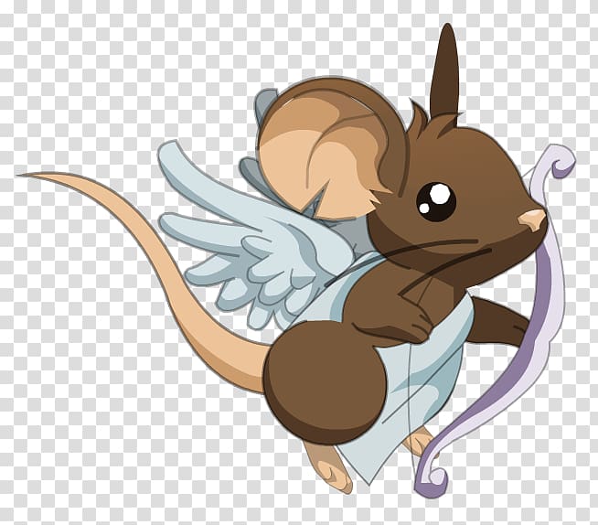 Transformice Computer mouse Android Running Chroni, cupid transparent background PNG clipart