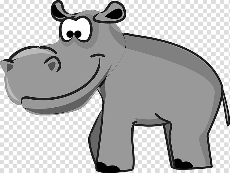 Rhinoceros Hippopotamus Cartoon , rhino transparent background PNG clipart