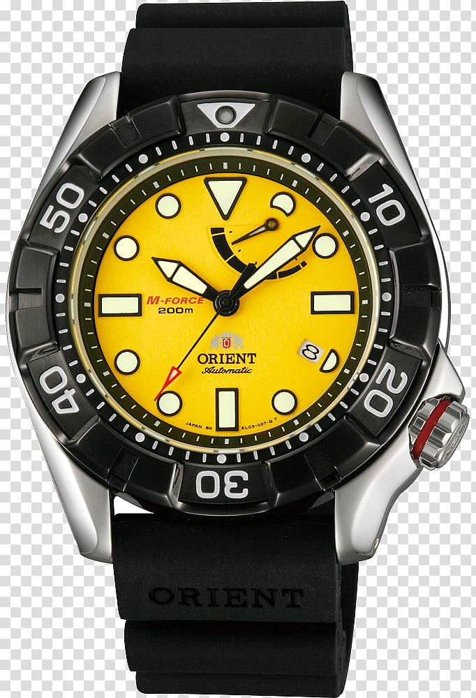 Orient Watch Diving watch Power reserve indicator Automatic watch, without executive force transparent background PNG clipart