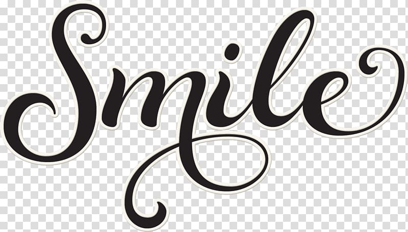 Cursive Word Handwriting , Smile Word transparent background PNG clipart