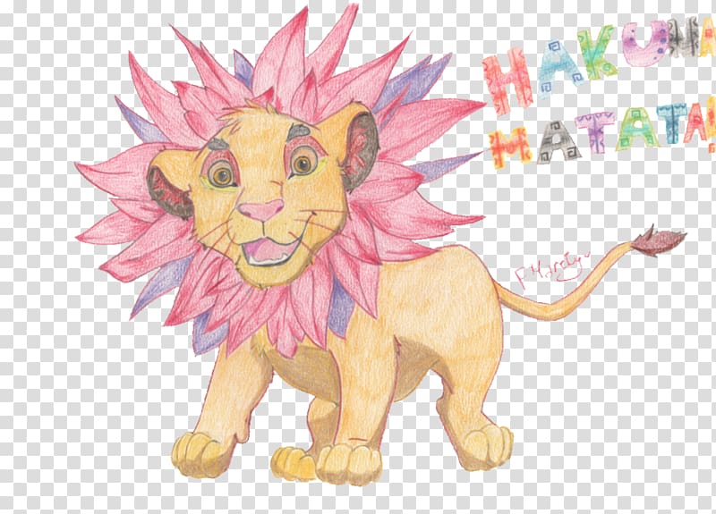 Lion Big cat Tail, hakuna matata transparent background PNG clipart