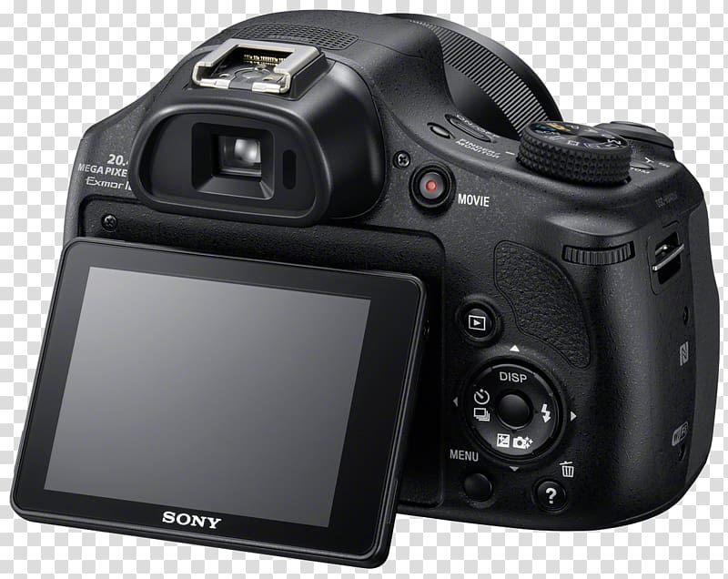 Sony Cyber-shot DSC-HX400V Sony Cyber-shot DSC-H400 Bridge camera Zoom lens, Camera transparent background PNG clipart