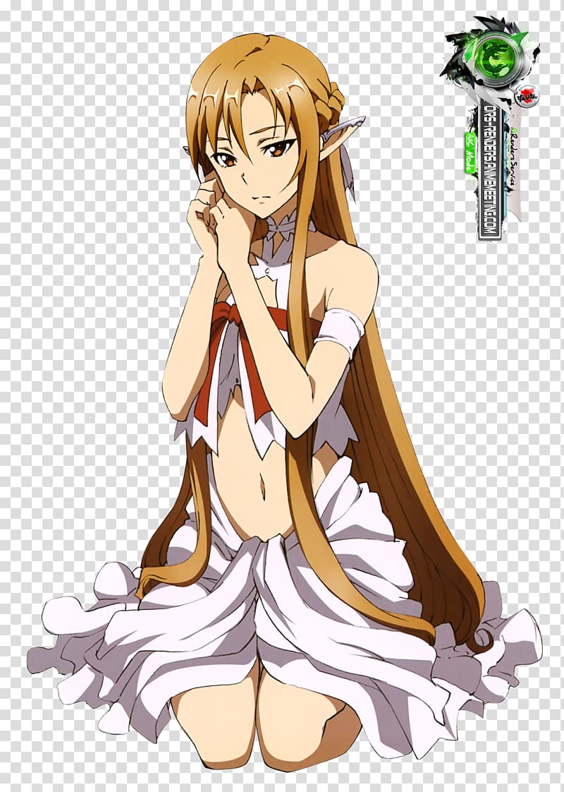 Brown haired female anime character, Sword Art Online: Code Register Sword  Art Online: Lost Song Asuna Kirito Leafa, asuna, cg Artwork, cartoon png