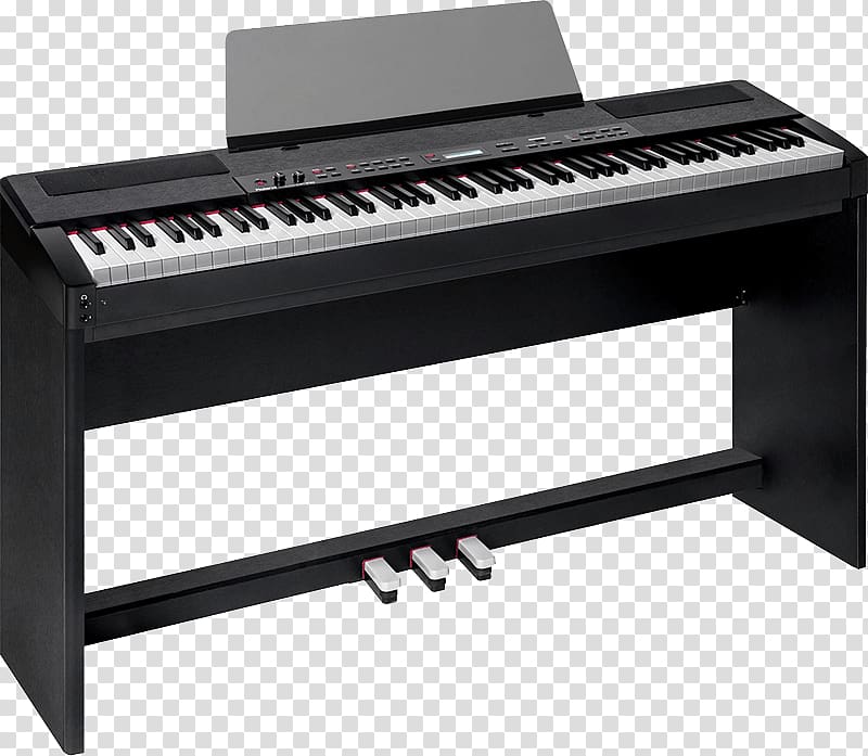 black electronic keyboard], Roland Digital Piano transparent background PNG clipart