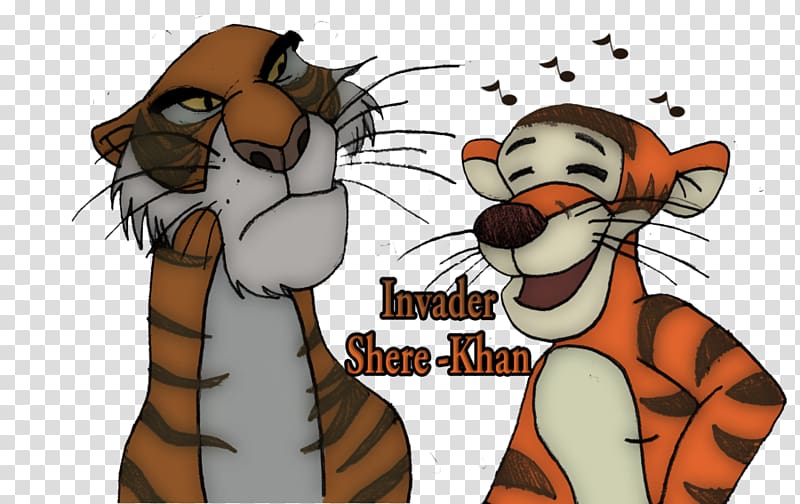 Tiger Shere Khan Baloo Bagheera Tigger, tiger transparent background PNG clipart