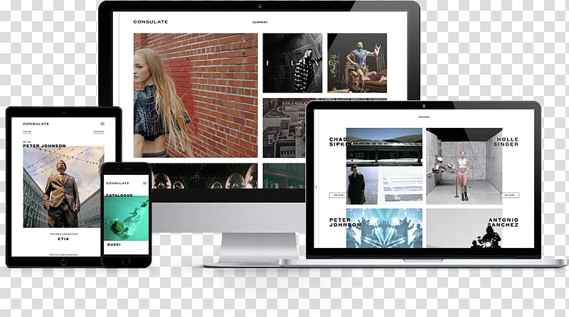 Responsive web design Consulate Film Editing Co Frank Collective, web design transparent background PNG clipart