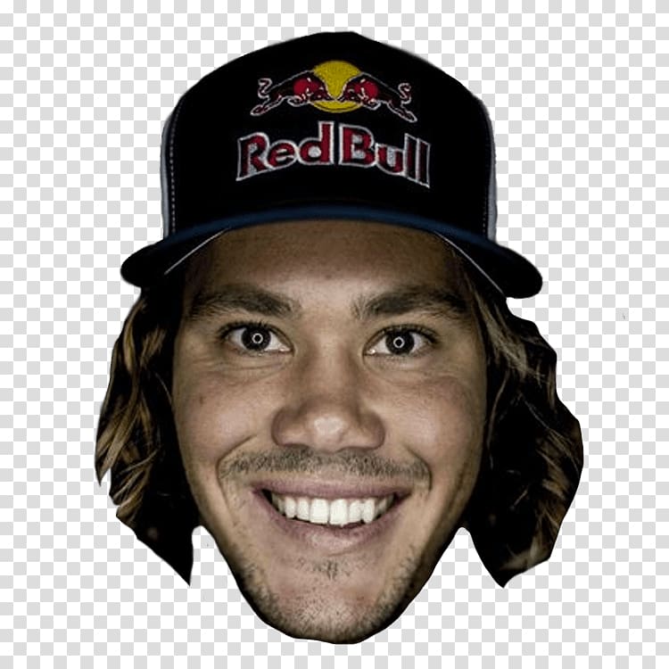 man in black Red Bull trucker cap, Jordy Smith Surfer transparent background PNG clipart