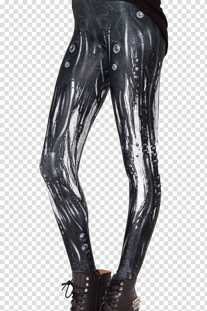 Leggings H.R. Giger\'s Biomechanics Yoga pants, others transparent background PNG clipart