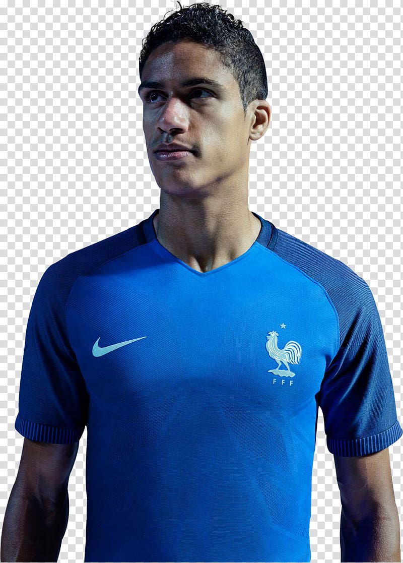 T-shirt Raphaël Varane France national football team UEFA Euro 2016 2018 FIFA World Cup, T-shirt transparent background PNG clipart