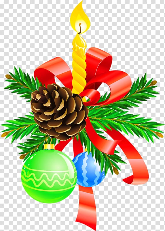 Christmas ornament Fir Spruce Pine Conifer cone, christmas transparent background PNG clipart