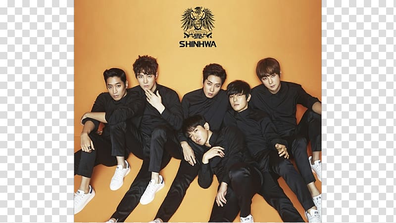 Shinhwa KCON NEVER GIVE UP K-pop Boy band, concert poster transparent background PNG clipart