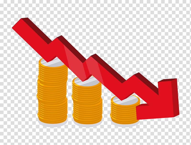 Financial crisis of 2007u201308 , Red down arrow transparent background PNG clipart