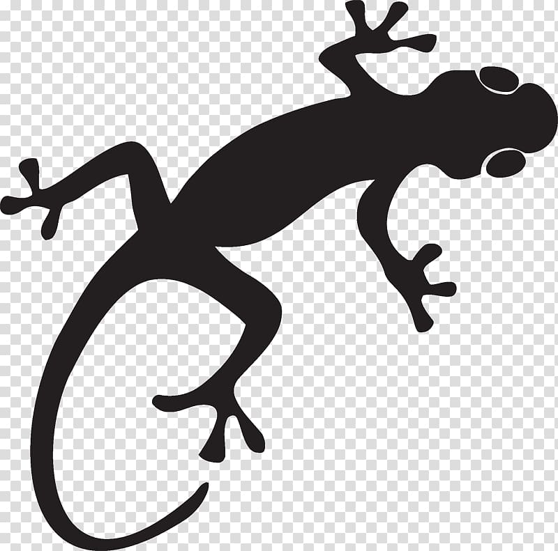 Lizard Gecko Reptile Silhouette, lizard transparent background PNG clipart