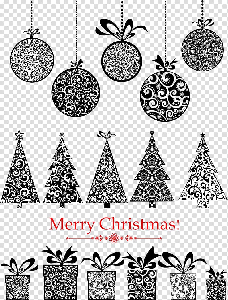 Christmas tree Christmas ornament , Free Christmas creative matting transparent background PNG clipart