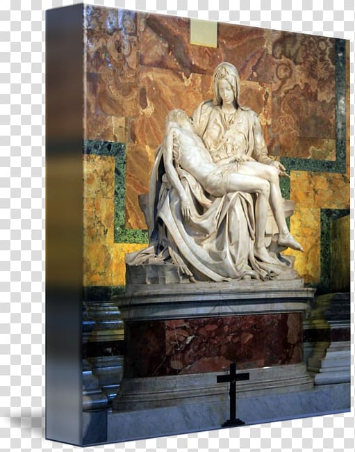 Statue Pietà St. Peter's Basilica Carving Sculpture, others transparent background PNG clipart